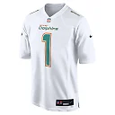 Zennovawear Men's Miami Dolphins Tua Tagovailoa White Fashion Game Jersey