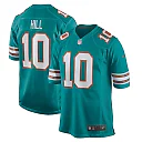 Zennovawear Men's Miami Dolphins Tyreek Hill Aqua Alternate Game Jersey