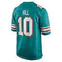 Zennovawear Men's Miami Dolphins Tyreek Hill Aqua Alternate Game Jersey