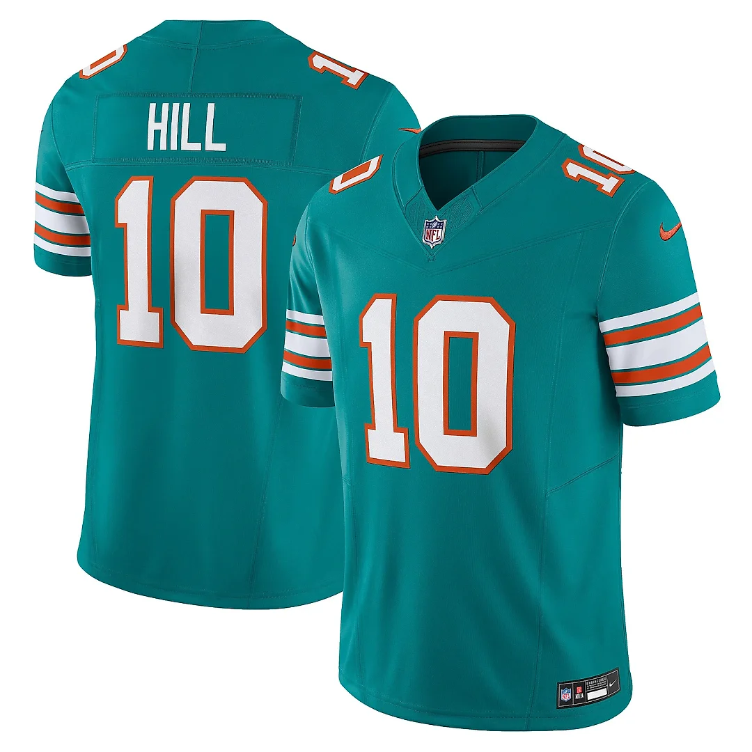 Zennovawear Men's Miami Dolphins Tyreek Hill Aqua Vapor F.U.S.E. Limited Jersey