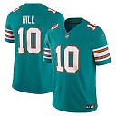 Zennovawear Men's Miami Dolphins Tyreek Hill Aqua Vapor F.U.S.E. Limited Jersey