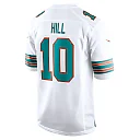 Zennovawear Men's Miami Dolphins Tyreek Hill White Alternate Game Jersey