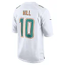 Zennovawear Men's Miami Dolphins Tyreek Hill White Fashion Game Jersey