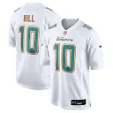 Zennovawear Men's Miami Dolphins Tyreek Hill White Fashion Game Jersey