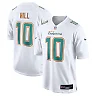 Zennovawear Men's Miami Dolphins Tyreek Hill White Fashion Game Jersey