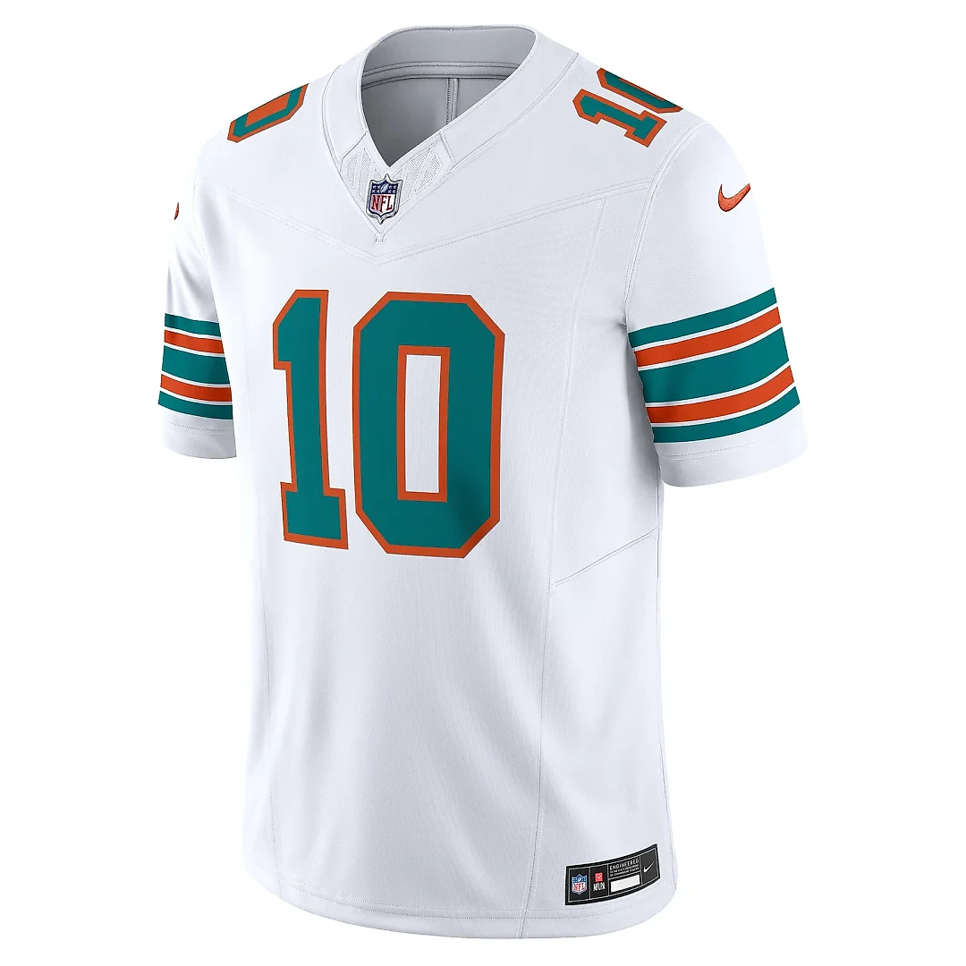 Zennovawear Men's Miami Dolphins Tyreek Hill White Vapor F.U.S.E. Limited Jersey