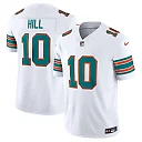 Zennovawear Men's Miami Dolphins Tyreek Hill White Vapor F.U.S.E. Limited Jersey