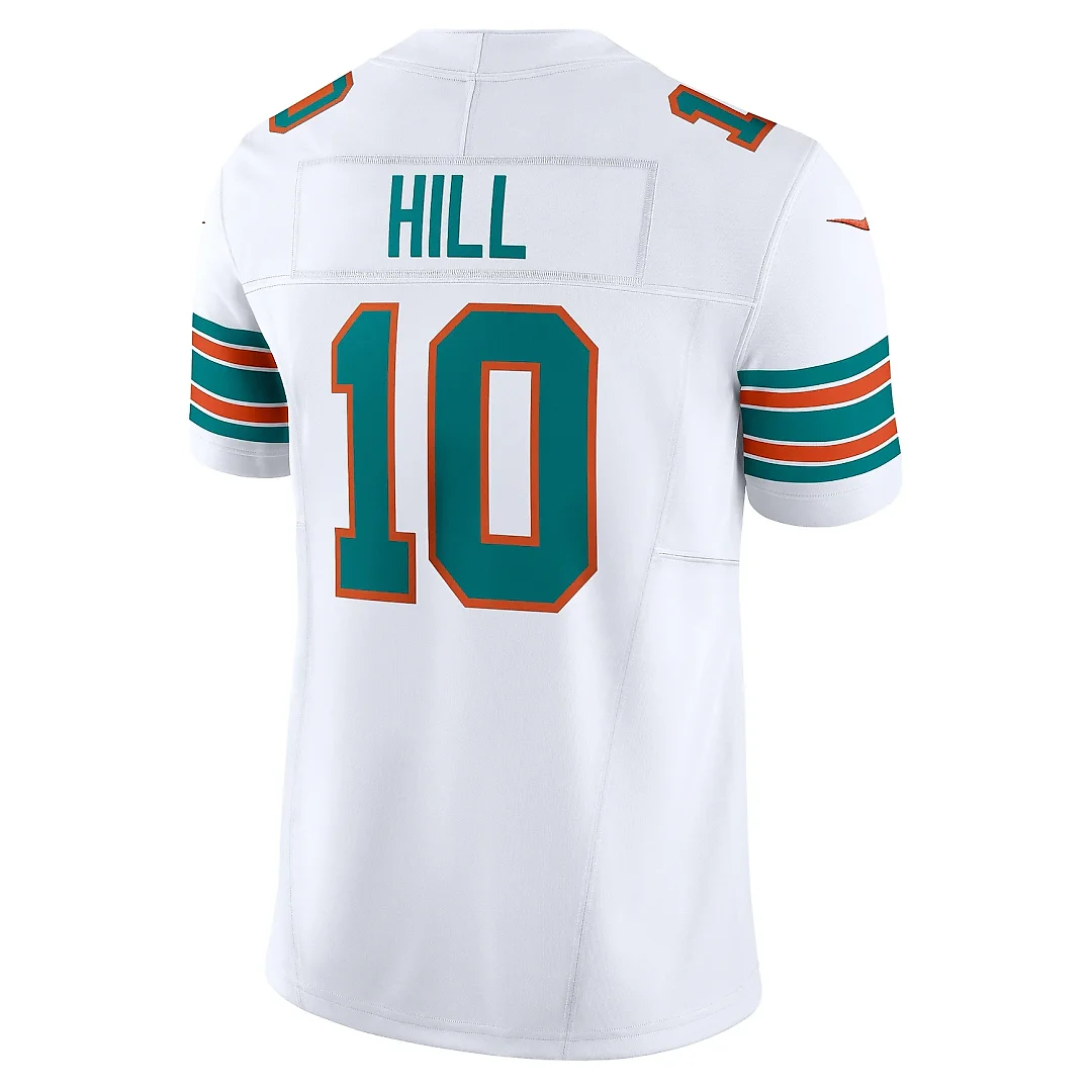 Zennovawear Men's Miami Dolphins Tyreek Hill White Vapor F.U.S.E. Limited Jersey