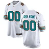 Zennovawear Men's Miami Dolphins White Alternate Custom Game Jersey