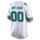 Zennovawear Men's Miami Dolphins White Alternate Custom Game Jersey