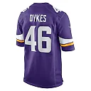 Zennovawear Men's Minnesota Vikings Aaron Dykes Purple Team Game Jersey