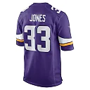 Zennovawear Men's Minnesota Vikings Aaron Jones Purple Game Player Jersey