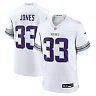 Zennovawear Men's Minnesota Vikings Aaron Jones White Alternate Game Player Jersey