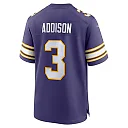 Zennovawear Men's Minnesota Vikings Addison Purple Classic Player Game Jersey