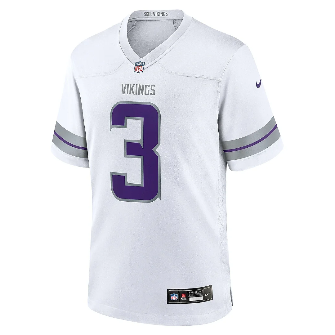 Zennovawear Men's Minnesota Vikings Addison White Alternate Game Player Jersey