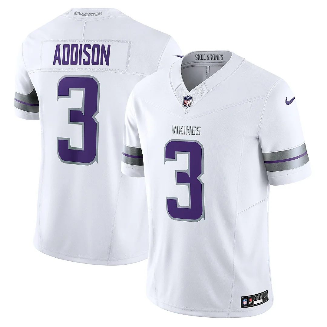 Zennovawear Men's Minnesota Vikings Addison White Alternate Vapor F.U.S.E. Limited Jersey