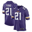 Zennovawear Men's Minnesota Vikings Akayleb Evans Purple Game Player Jersey