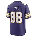 Zennovawear Men's Minnesota Vikings Alan Page Purple Classic Retired Player Jersey