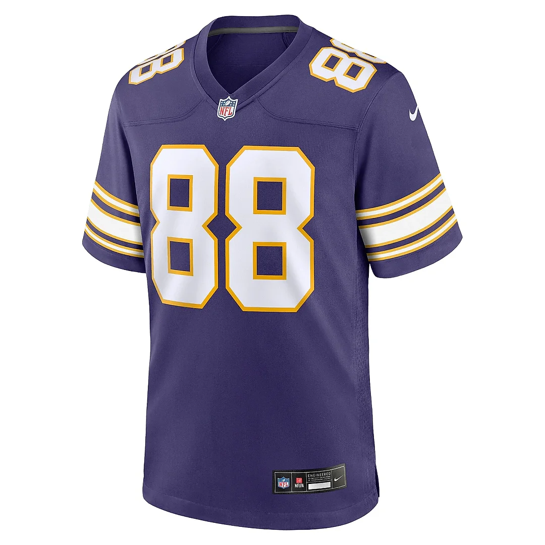 Zennovawear Men's Minnesota Vikings Alan Page Purple Classic Retired Player Jersey