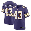 Zennovawear Men's Minnesota Vikings Andrew Van Ginkel Purple Alternate Game Jersey