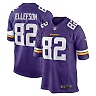 Zennovawear Men's Minnesota Vikings Ben Ellefson Purple Game Jersey