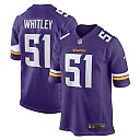 Zennovawear Men's Minnesota Vikings Benton Whitley Purple Home Game Player Jersey