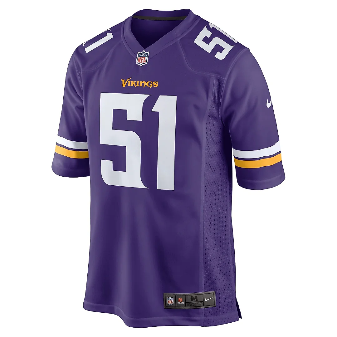 Zennovawear Men's Minnesota Vikings Benton Whitley Purple Home Game Player Jersey