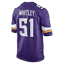Zennovawear Men's Minnesota Vikings Benton Whitley Purple Home Game Player Jersey