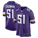 Zennovawear Men's Minnesota Vikings Blake Cashman Purple Team Game Jersey