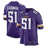 Zennovawear Men's Minnesota Vikings Blake Cashman Purple Team Game Jersey