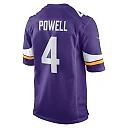 Zennovawear Men's Minnesota Vikings Brandon Powell Purple Game Jersey