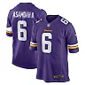 Zennovawear Men's Minnesota Vikings Brian Asamoah II Purple Game Jersey