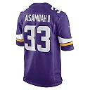 Zennovawear Men's Minnesota Vikings Brian Asamoah Purple Player Game Jersey