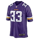 Zennovawear Men's Minnesota Vikings Brian Asamoah Purple Player Game Jersey