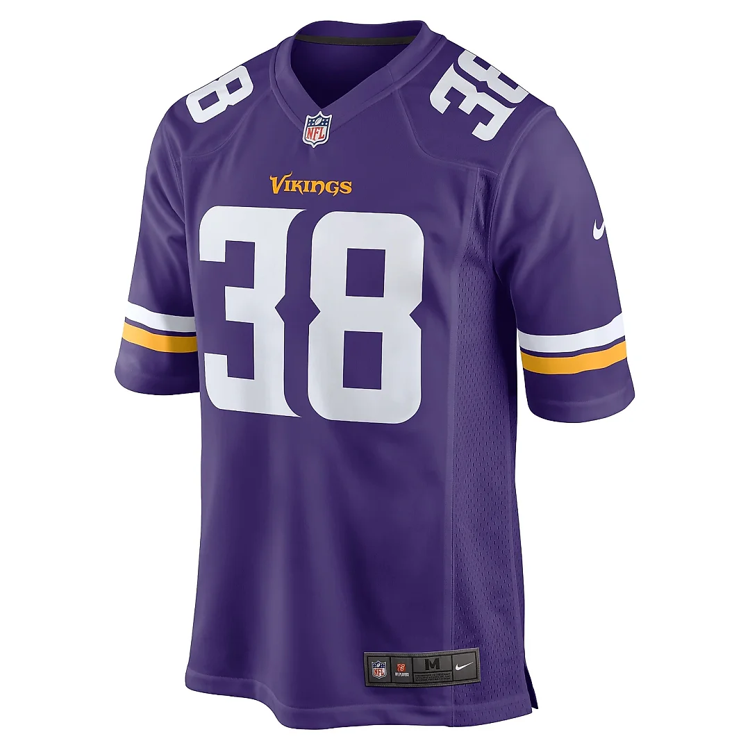 Zennovawear Men's Minnesota Vikings Bryant Koback Purple Home Game Player Jersey