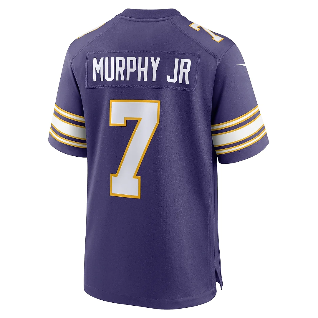 Zennovawear Men's Minnesota Vikings Byron Murphy Jr. Purple Classic Player Game Jersey