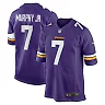 Zennovawear Men's Minnesota Vikings Byron Murphy Jr. Purple Game Jersey