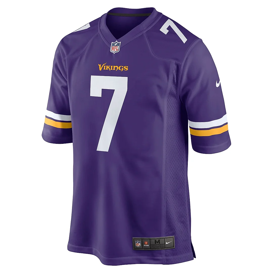 Zennovawear Men's Minnesota Vikings Byron Murphy Jr. Purple Game Jersey