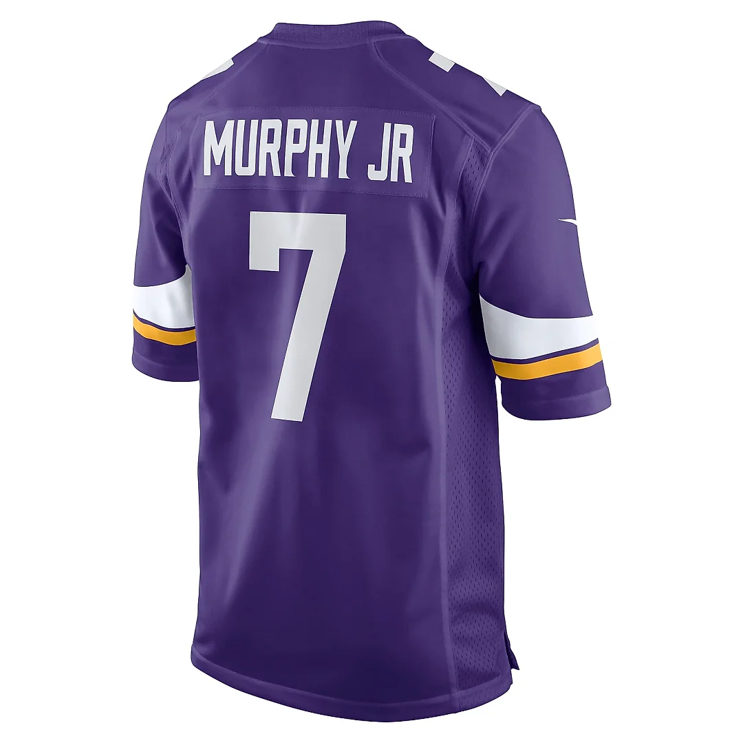 Zennovawear Men's Minnesota Vikings Byron Murphy Jr. Purple Game Jersey