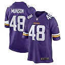 Zennovawear Men's Minnesota Vikings Calvin Munson Purple Game Jersey