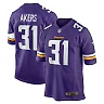 Zennovawear Men's Minnesota Vikings Cam Akers Purple Game Jersey
