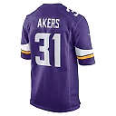 Zennovawear Men's Minnesota Vikings Cam Akers Purple Game Jersey