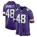 Zennovawear Men's Minnesota Vikings Chris Garrett Purple Home Game Player Jersey