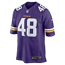 Zennovawear Men's Minnesota Vikings Chris Garrett Purple Home Game Player Jersey