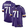 Zennovawear Men's Minnesota Vikings Christian Darrisaw Purple Game Jersey