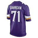 Zennovawear Men's Minnesota Vikings Christian Darrisaw Purple Game Jersey