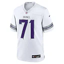 Zennovawear Men's Minnesota Vikings Christian Darrisaw White Alternate Game Jersey