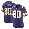 Zennovawear Men's Minnesota Vikings Cris Carter Purple Classic Retired Player Game Jersey