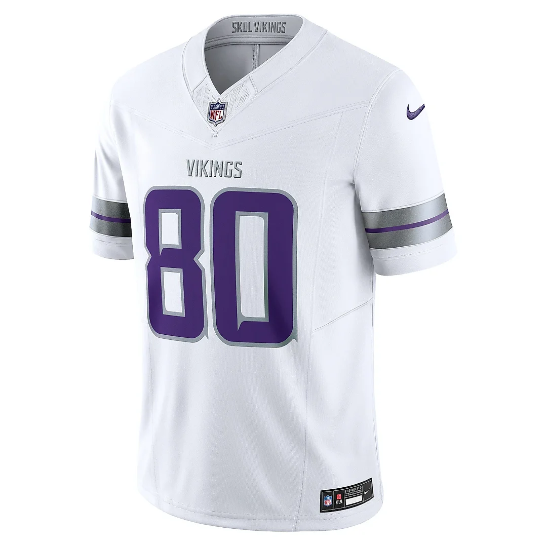 Zennovawear Men's Minnesota Vikings Cris Carter White Alternate Vapor F.U.S.E. Retired Player Limited Jersey