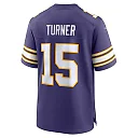 Zennovawear Men's Minnesota Vikings Dallas Turner Purple Alternate Game Jersey